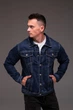 Мужская джинсовая куртка R.A. на пуговицах 2XL - изображение 8