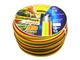 Поливочный шланг EVCI PLASTIK Эконом Радуга Sunny 1/2'' ПВХ Желтый 50 м (00000020772) - изображение 1