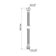 Шланг для води Thermo Alliance Standart 30 см NYLON 1/2"x1/2" ВН TAS388W30 - зображення 2