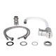 Смеситель для кухни Lidz Aria 015F3 с гибким изливом (k35) LDARI015F3WHI43362 White / Nickel - изображение 4