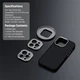 Чехол Neewer PA083P Black для iPhone 16 Pro с адаптерами для объективов 17мм, фильтров 67мм и Т-байонетом - изображение 7