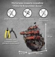 Модель Piececool Корабль Месть королевы Анны 2 HP362-KR - изображение 3