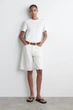 Футболка жіноча COS clean cut regular t-shirt 0960679001 L Білий - изображение 2