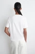 Футболка жіноча COS clean cut regular t-shirt 0960679001 L Білий - изображение 3