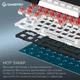 Клавиатура GamePro Asgard Valhalla 75% Exploded QLAB Orange Switches (MK160B Pro) - изображение 11