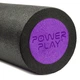 Масажний 30*15 ролик (роллер) гладкий PowerPlay 4021 Fitness Roller Чорно-фіолетовий (30x15см.) - изображение 6