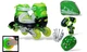 Комплект роликов с защитой Happy колеса PU светящиеся. Green (размер 27-30) (2012866791) - изображение 2