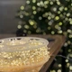 Светодиодная гирлянда мишура Роса 50 метров теплый белый свет белый провод 1500 LED 8 режимов с пультом - изображение 4