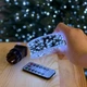 Светодиодная гирлянда Роса 100 метров холодный белый свет зеленый провод 1000 LED 8 режимов с пультом - изображение 3