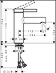 Змішувач для раковини Hansgrohe Zesis S 74724000 - зображення 2