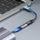 Adapter Unitek USB4 Type-C Female to Female Space Grey (A1036GY) - obraz 6