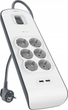 Мережевий фільтр Belkin Surge Protectors 6 розеток (BSV604VF2M-V2) - зображення 1