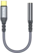 Адаптер-переходник ColorWay USB-C 3.5 мм Female Audio 14 см Grey (CW-AD-CJ) - изображение 1