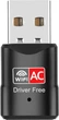 Адаптер ColorWay Wi-Fi двухдиапазонный (2.4ГГц/200Мбит + 5ГГц/433Мбит) Black (CW-AD-W2) - изображение 1