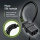 Кабель питания ColorWay C13 to C14, 1.8 м Black (CW-CBP087-BK) - изображение 8