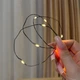 Светодиодная гирлянда Роса 50 метров теплый белый свет зеленый провод 500 LED 8 режимов с пультом - изображение 4