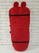 Зимний Конверт Футмуф Чехол на овчине в коляску Z&D Thermo (Red) - изображение 3