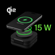 Індукційний зарядний пристрій Belkin BoostCharge Pro Travel Pad 3in1 Qi2 15W Black (WIZ024VFBK) - зображення 9