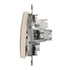 Вимикач одноклавішний Schneider Electric Sedna Design бежевий SDD112101 - зображення 5