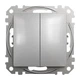Переключатель двухклавишный Schneider Electric Sedna Design алюминий SDD113108 - изображение 3