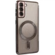 TPU чехол Delight case with MagSafe с защитными линзами на камеру для Samsung Galaxy S21 Черный / Black Без бренда - изображение 3