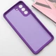 Чохол TPU GETMAN Liquid Silk Full Camera Samsung Galaxy S21 FE Фіолетовий / Purple - зображення 9
