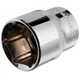 Головка торцевая Intertool 24 мм 1/2" шестигранная Cr-V сталь никелированная профессиональная (000006152) - изображение 1