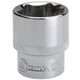 Головка торцевая Intertool 25 мм 1/2" шестигранная Cr-V сталь никелированная профессиональная (000074874) - изображение 2