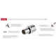 Головка торцевая Intertool 10 мм 1/2" шестигранная Cr-V сталь никелированная профессиональная (000006139) - изображение 3