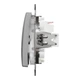 Вимикач двоклавішний Schneider Electric Sedna Design з підсвіткою алюміній SDD113105L - зображення 4