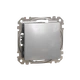 Кнопочный выключатель одноклавишный Schneider Electric Sedna Design алюминий SDD113116 - изображение 1