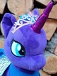 М'яка Принцеса Луна Копиця 33см My Little Pony крила, ріг, діадема, фіолетова 00084-83 - зображення 9