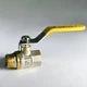 Кран кульовий для газу SANTAN 605, 1/2 " внутрішній-зовнішній, жовта ручка - изображение 2