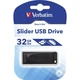 USB флеш накопичувач Verbatim 32GB Slider Black USB 2.0 (98697) - зображення 5