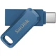USB флеш накопичувач SanDisk 128GB Ultra Dual Drive Go Navy Blue USB 3.1 Type-C (SDDDC3-128G-G46NB) - изображение 3