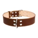 Нашийник для тварин Collar подвійний 45 мм 56-68 см коричневий (03596) - изображение 1