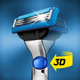 Станок для гоління чоловічий Gillette Mach3 Turbo 3D з 1 змінним картриджем (99781533) - зображення 3