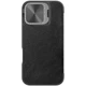 Шкіряний чохол (книжка) Nillkin Qin Prop для Apple iPhone 16 (6.1") Black - зображення 2