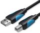 Кабель для принтера Vention AM/BM 1m Black БФП сканера (VAS-A16-B100) - зображення 3