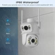 IP-камера Besder A8Q 8MP WIFI с 2 объективами - изображение 4