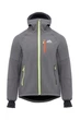 Мужская спортивная ветровка Brooklet softshell водозащитная софтшел ветрозащитная куртка с эргономичным капюшоном для трекинга велосипеда и активного отдыха серый - 1140782-1 - M - изображение 1