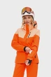Куртка горнолыжная мембрана 10000 зимняя лыжная Brooklet Lili Red orange/Melon orange женская оранжевый - 202303BLJ-03 - L - изображение 3