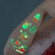 Набор временных тату "Рождество №2" kids-tatto-set10-2-christmass, светящиеся 12 х 7 см - изображение 3