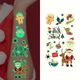 Набор временных тату "Рождество №2" kids-tatto-set10-2-christmass, светящиеся 12 х 7 см - изображение 4