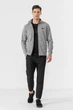 Флис 4F cold light grey melange мужской серый - NOSH4-PLM350-27M - S - изображение 2