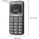 Мобильный телефон Panasonic KX-TU160 Grey (KX-TU160EXG) - зображення 7