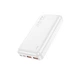 Зовнішній акумулятор HOCO J101A Astute 22.5W fully compatible power bank 20000mAh White (6931474782502) - изображение 3