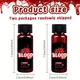Поддельная фальшивая свежая кровь гель 20 мл Fake Blood Gel Halloween - изображение 4