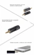 Адаптер Stone 3.5mm AUX на 6.35 1/4 дюйма переходник (ST-SA39) 1 шт. - изображение 5