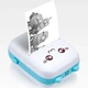 Портативный мини-принтер Mini Printer Термопринтер карманный для телефона Синий (64840) - изображение 6